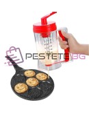 Уред за палачинки и сладки с диспенсър и миксер Pancake Machine